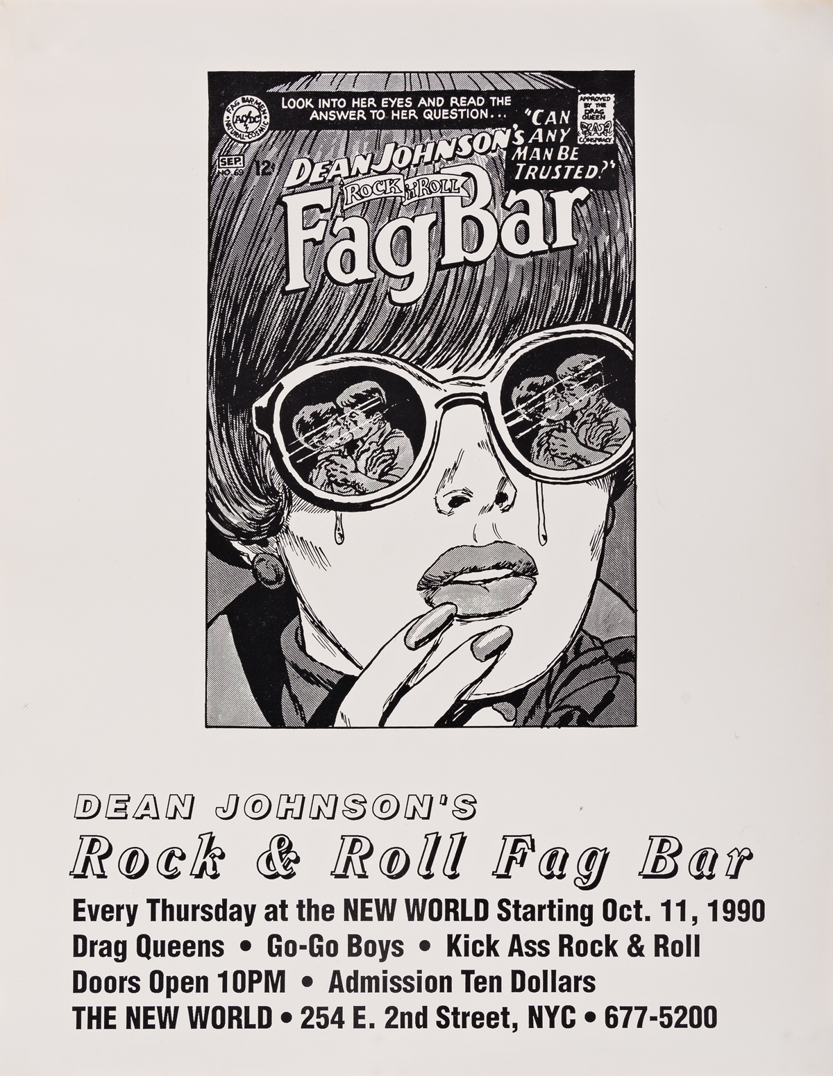 LESLIE STERNBERGH (1960-2019) Dean Johnsons Rock n Roll Fag Bar